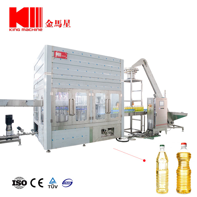 Automatic Cooking Oil Bottle Filling Machine / Line Price Cost