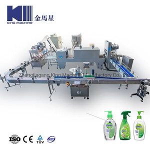 6000bph Automatic Daily Chemical Product Filling Machine Packing Production Line