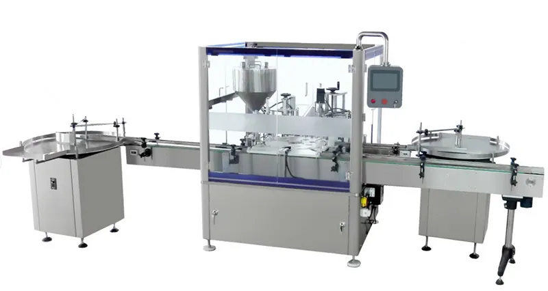 6000bph Automatic Daily Chemical Product Filling Machine Packing Production Line