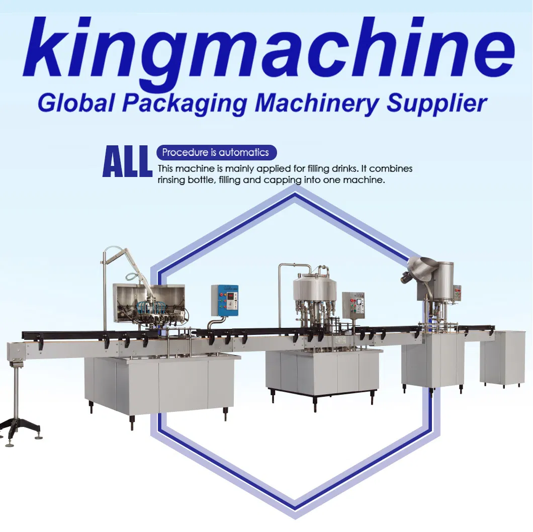 Linear Type Small Carbonated Drinks Filling Machine