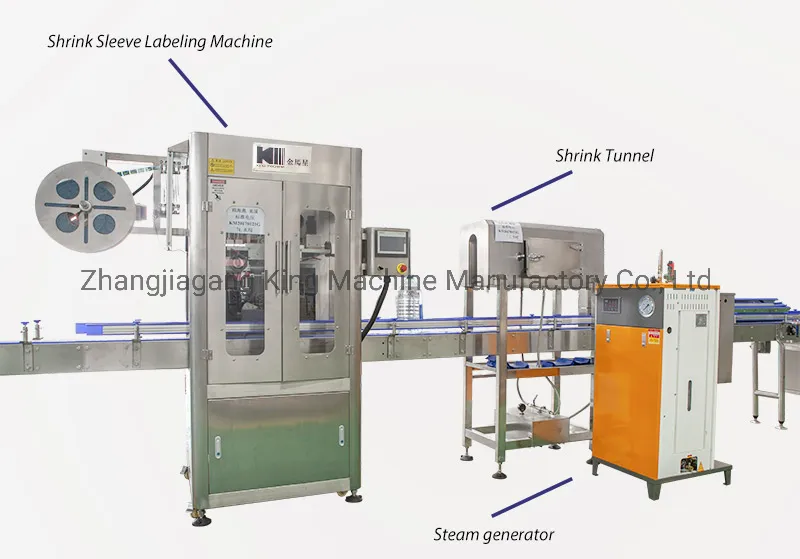 Automatic Bottle Sleeve Labeling Machine / Labeller