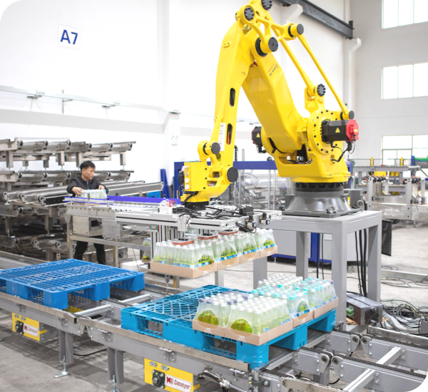 Robotic Conventional Palletizing System