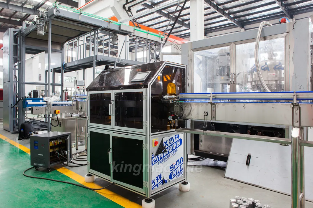 Automatic Model 2 in 1 Type Pet Aluminum Can Beverage Production Line