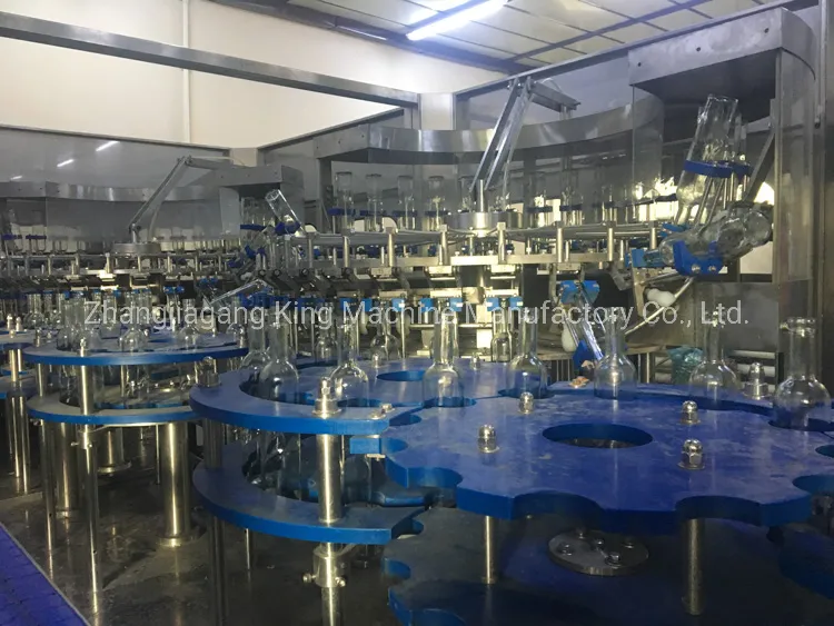 Automatic Filling Wine Machine &amp; System Capping (Thread) with System by Nitrogen