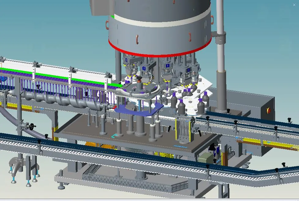 Fully Automatic Detergent Bottle Capping Machine