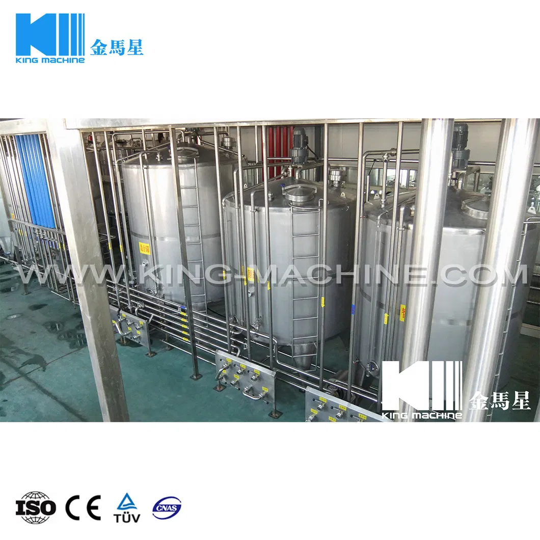 Automatic Ultra-Clean Aseptic Tea Drink Beverage Processing Mixing Plant Machine Equipment