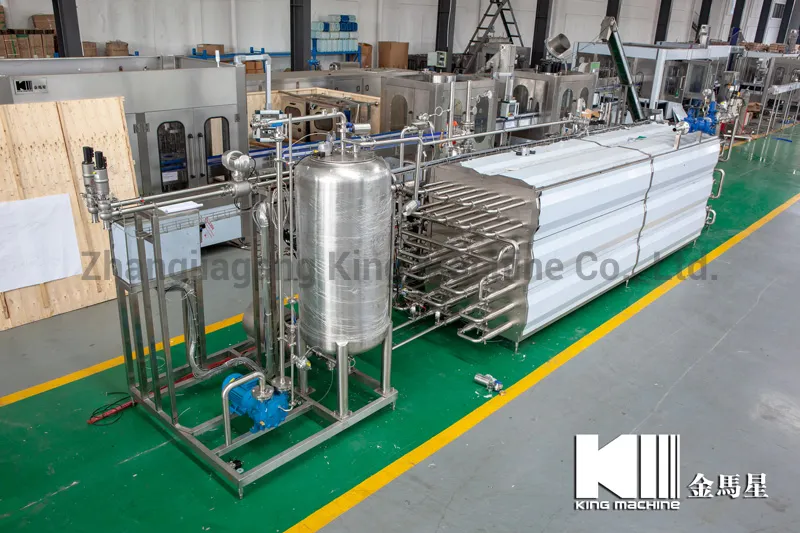 Tunkey Project Automatic Ultra Clean Coffee Milk Drinks Beverage Processing Dairy Mixing Plant Machine Equipments