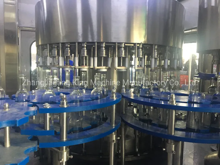 Automatic Filling Wine Machine &amp; System Capping (Thread) with System by Nitrogen