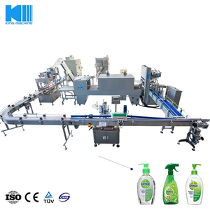 3000bph Automatic Daily Chemical Product Filling Machine Packing Production Line