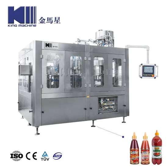 Automatic Barbecue/ BBQ Sauce Glass Pet Bottle Filling Capping Machine