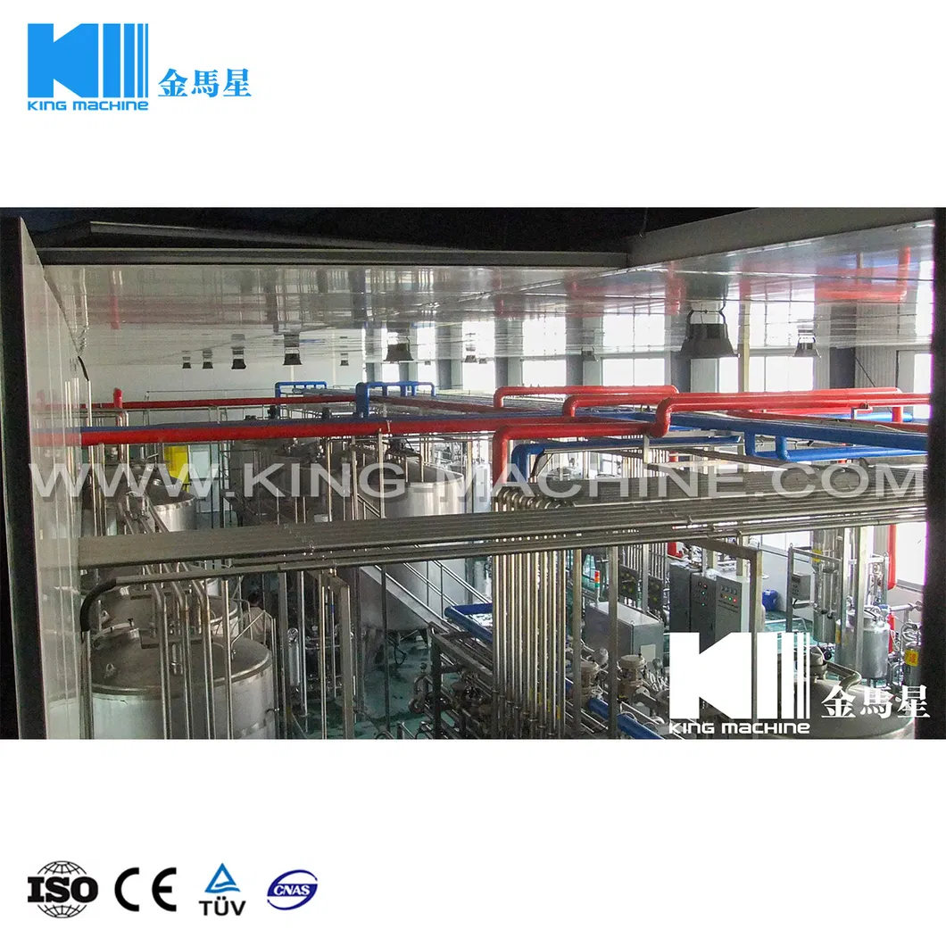 Automatic Ultra-Clean Aseptic Tea Drink Beverage Processing Mixing Plant Machine Equipment