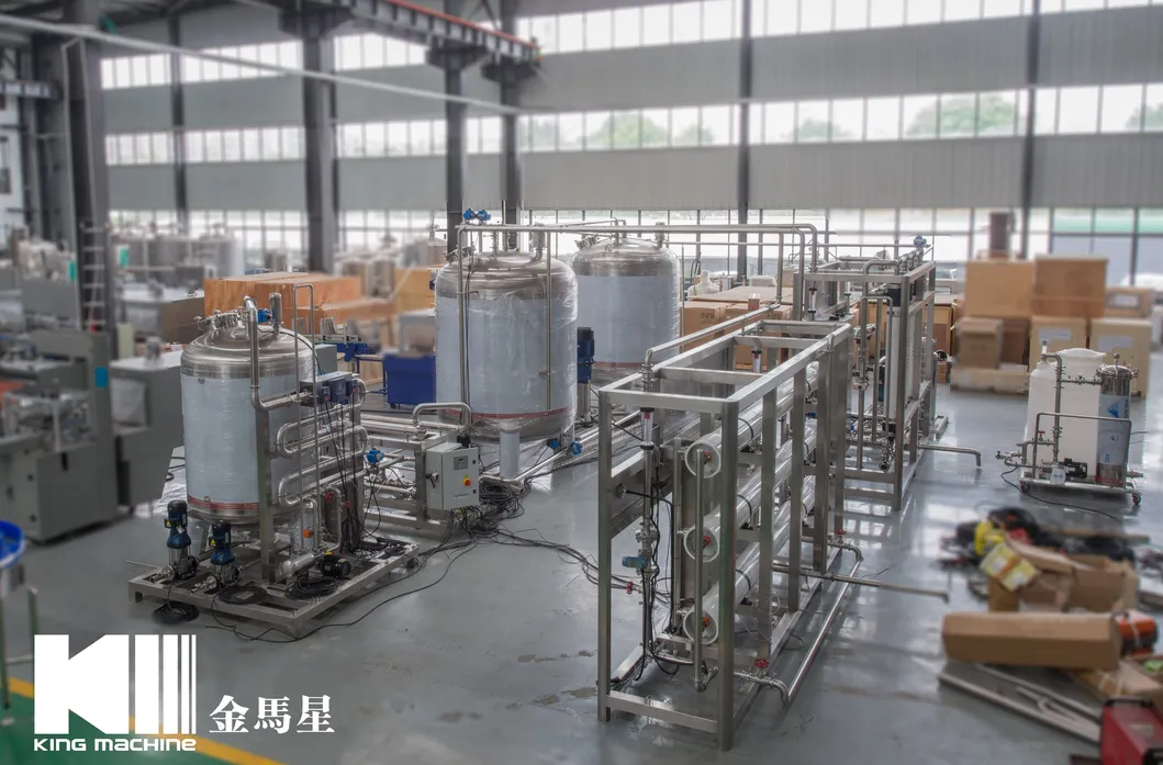 Turnkey Project Blowing Filling Capping Soda Liquid Filling Machine