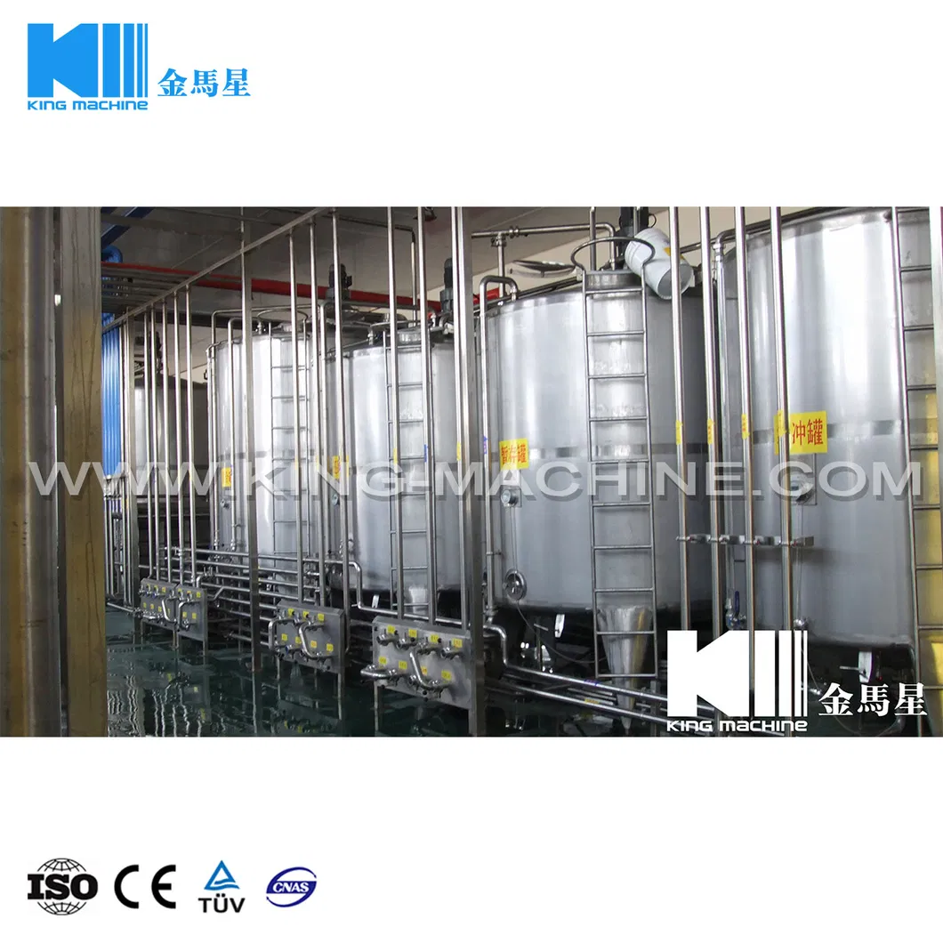 Automatic Ultra-Clean Aseptic Tea Drink Beverage Processing Mixing Plant Machine Equipment