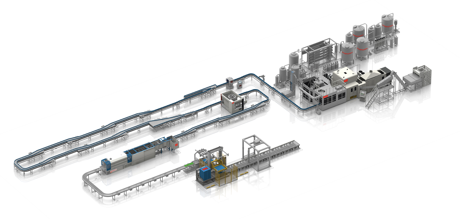 complete water line 3D diagram