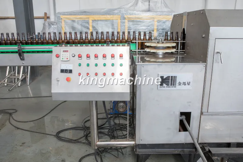 Automatic Beer Milk Glass Bottle Washer Washing Equipment Line