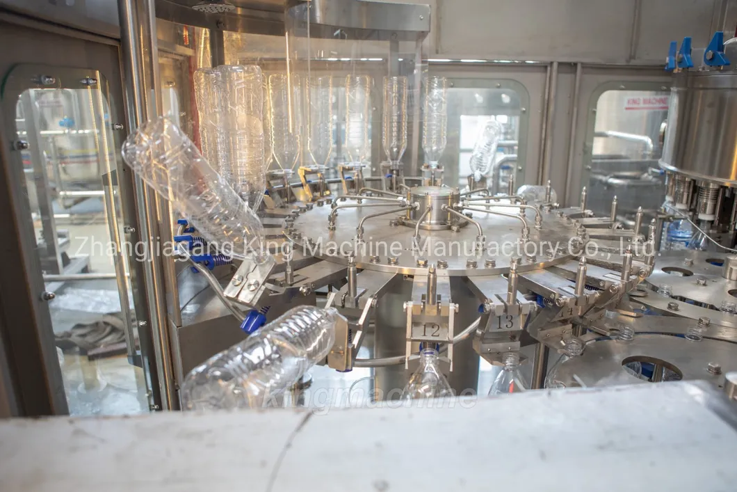 6000bph Liquid Juices Drinks Includes Small Fruit Particles Hot Filling Bottling Line