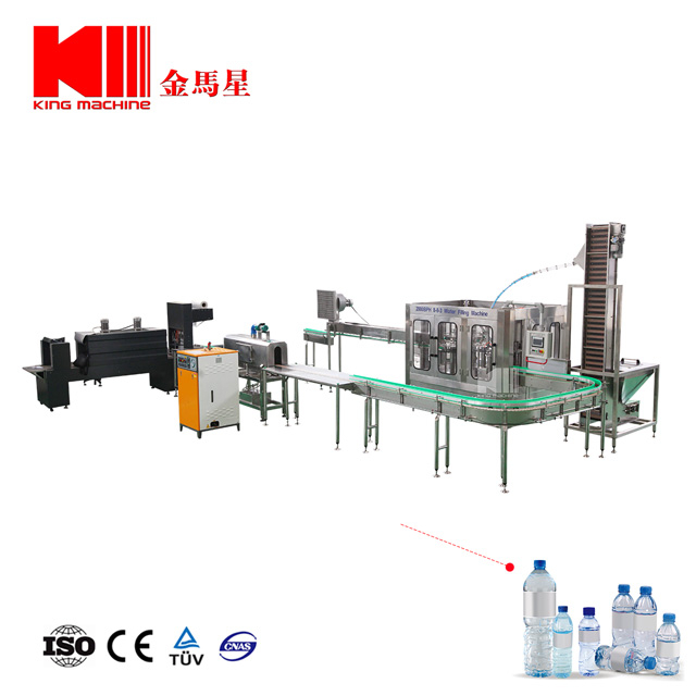 Complete Water Packaging Plant with Semi-Automatic Blow Molding Machine Based on 200m2. Bottle Size: 500-1000ml