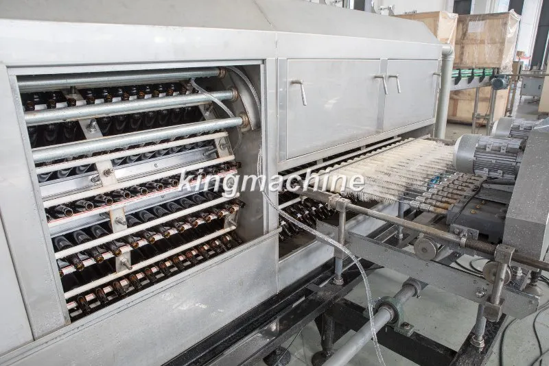 Automatic Beer Milk Glass Bottle Washer Washing Equipment Line