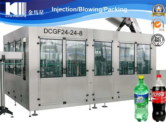 Automatic Glass Bottle Carbonated Drink Manufacturing Plant