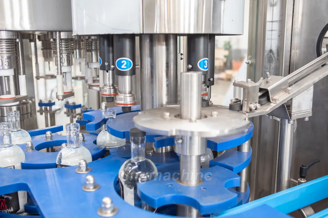 Liquor Filling Complete Plant From Washing to Capping 180, 375, 750, and 1000 Ml Glass Bottles