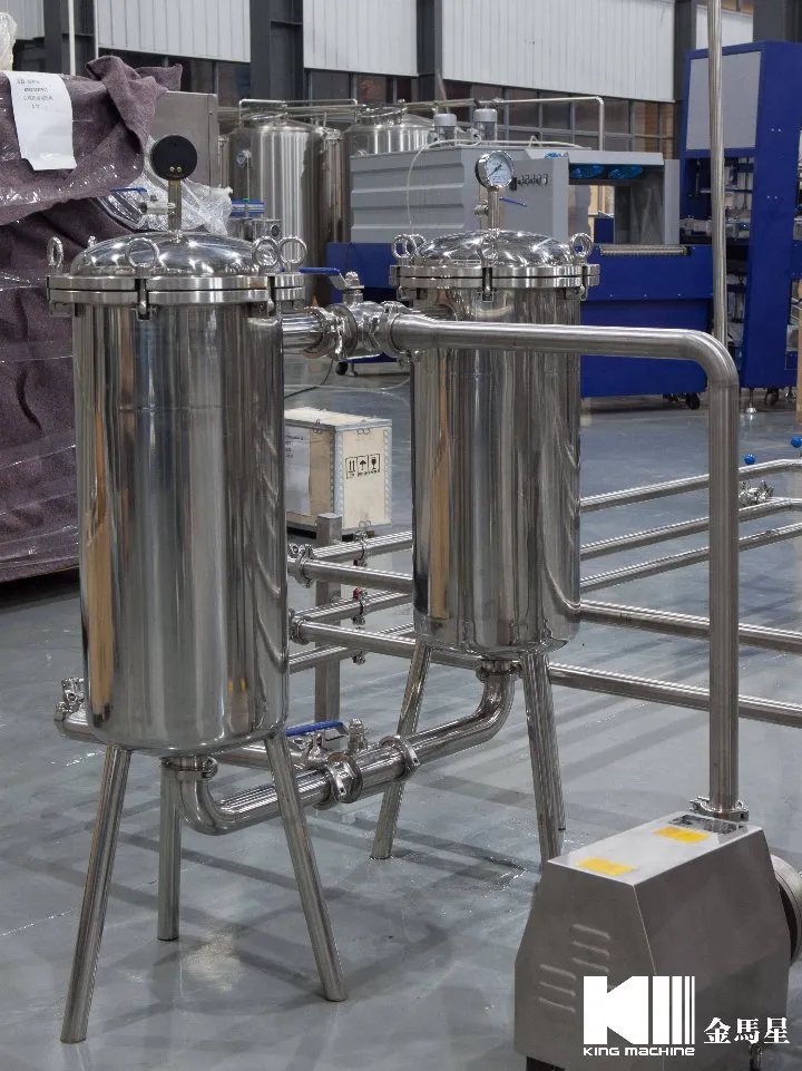 Double Filter Beverage Stainless Steel Mixing Tank Juice Processing Tank