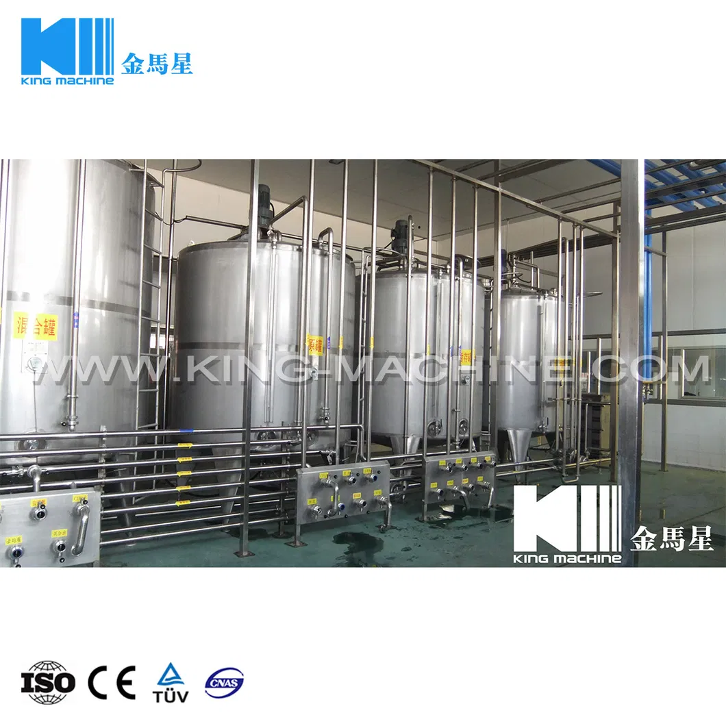 Automatic Ultra-Clean Aseptic Tea Drink Beverage Processing Mixing Plant Machine Equipment