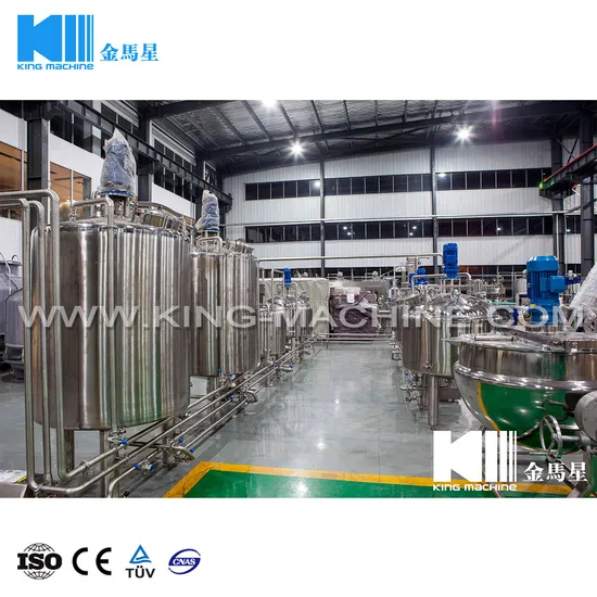 Automatic Milk Processing Line with Capacity to Process Between 50000 and 10000 Liters Per Day