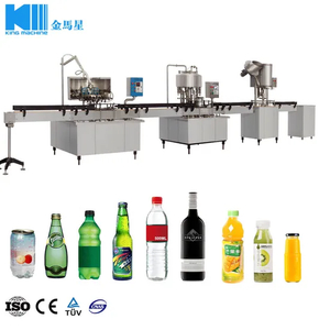 Small Capacity Beverage Juice Water Alcohol Drinks Filling Line