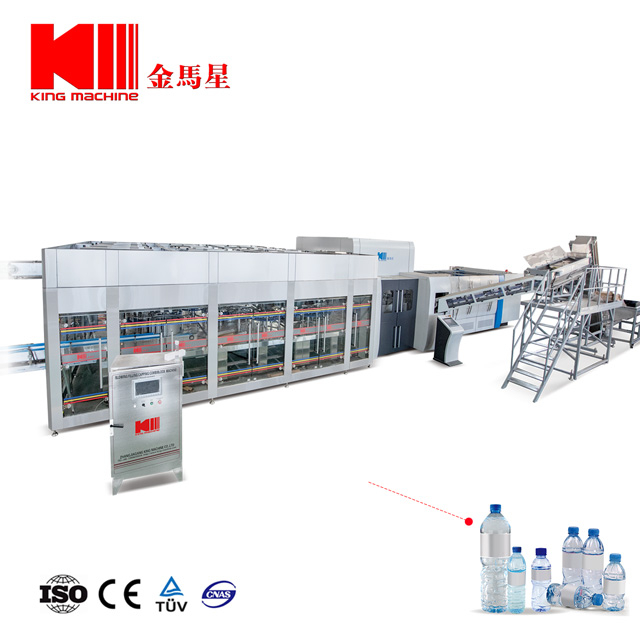 25000BPH auto high speed 1 liter PET bottle water blowing filling capping machine