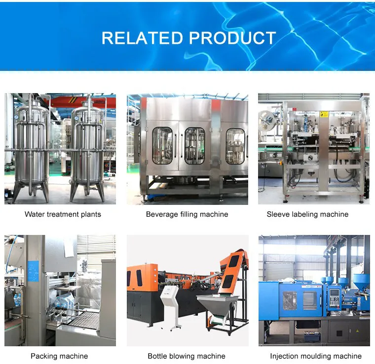 5 Gallon Pet Bottles Processed Machine with Capped Bottles