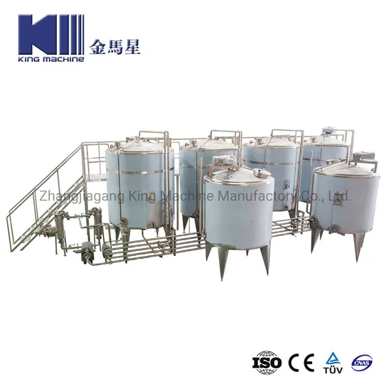 Double Filter Beverage Stainless Steel Mixing Tank Juice Processing Tank