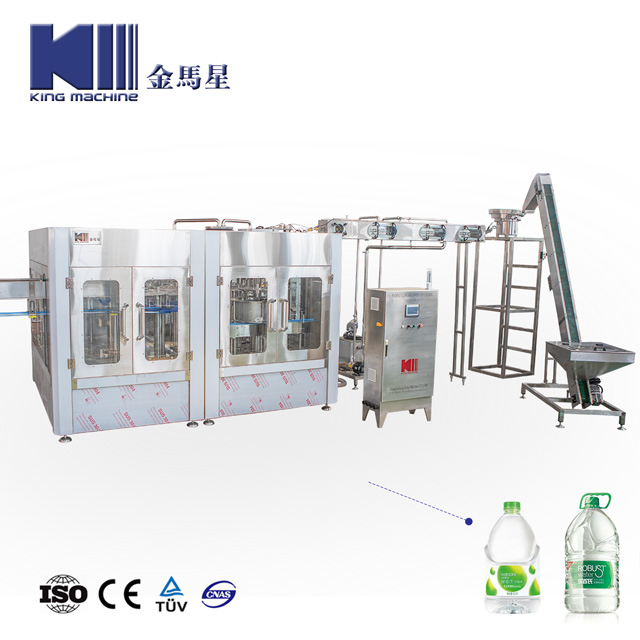 High-Efficiency Automatic Drinking Water Bottling Plant - 400-800BPH Large Capacity PET Bottle Filling Line