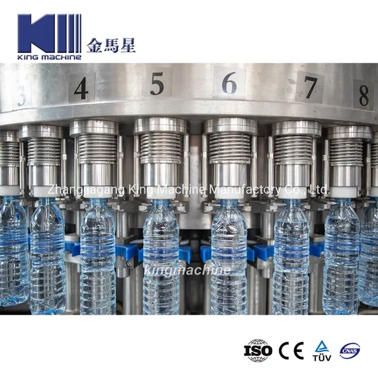 Filling a 200 Ml Bottle with 12, 000 Bottles Per Hour Automatic Machine with Carton and Water Purification Station