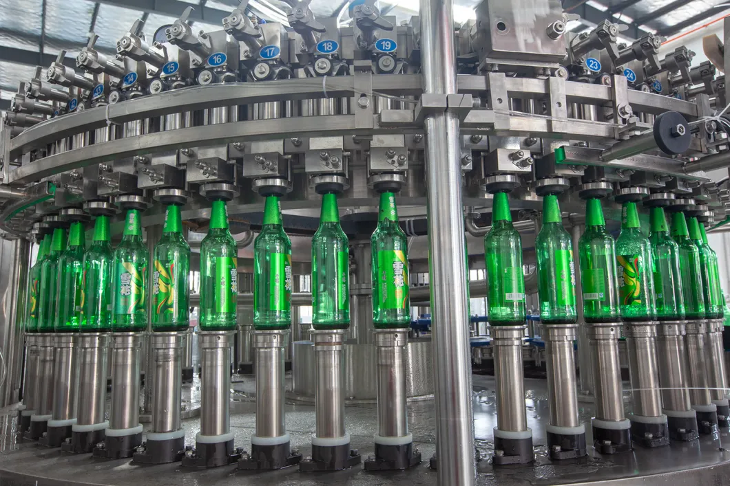 Carbonated (Beer, sparling drinks) Washing-Filling- Caping System Capacity of 20- 40 Bottles of 500 Ml /Minute (1200-2400 /H)