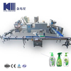 Automatic Liquid Filling Machine -Linear Type to Fill 500 Ml to 1.5 Liters--, 60 Ppm Including Capping Machine and Labeling Machine Double Side