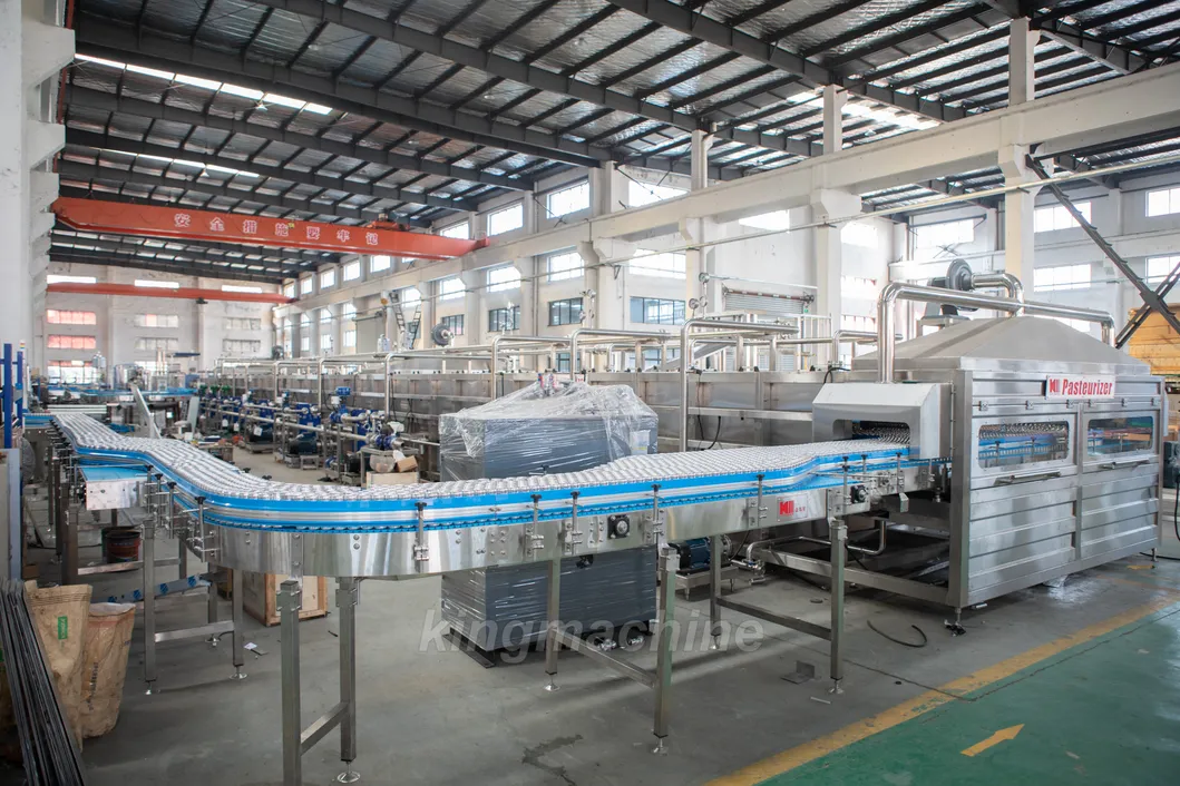 Ketchup Glass Bottle Cooling Tunnel with a Capacity of Between 4, 000 and 6, 000 Bottles Per Hour