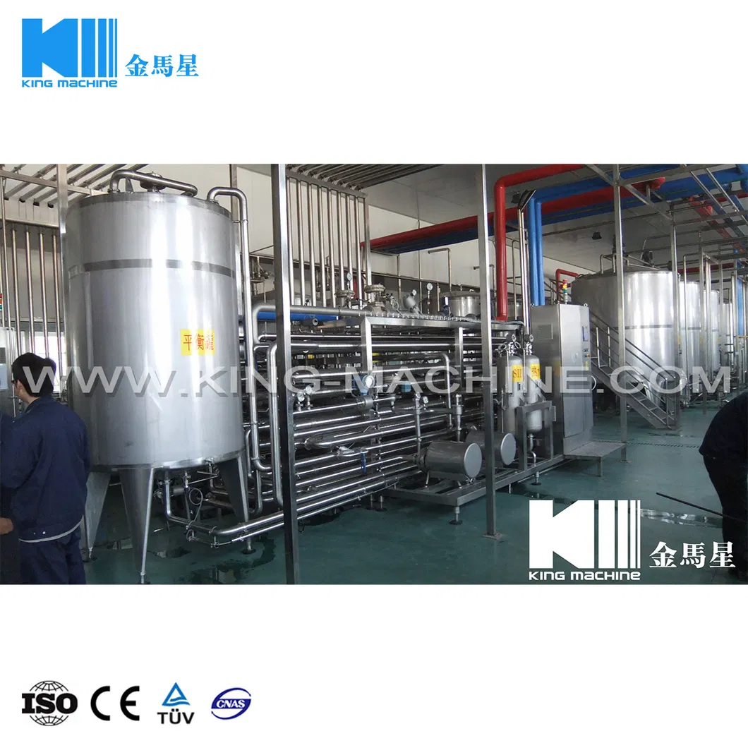 Automatic Ultra-Clean Aseptic Tea Drink Beverage Processing Mixing Plant Machine Equipment